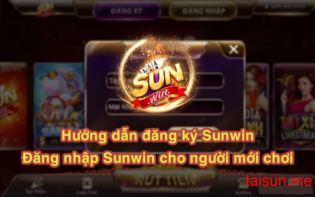 Chi tiết về các bước đăng ký Sunwin